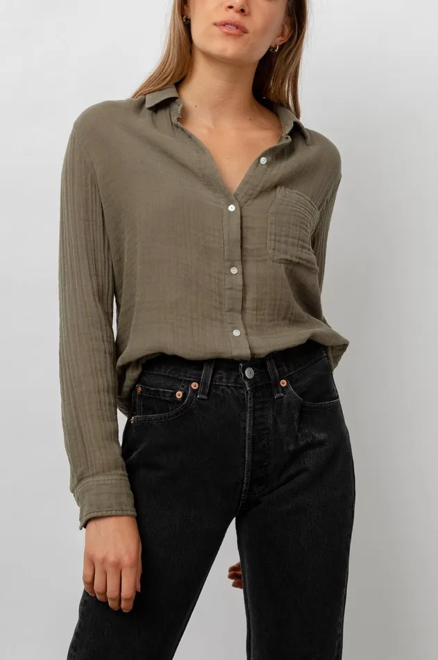 Tops Women Rails Ellis Shirt Canteen