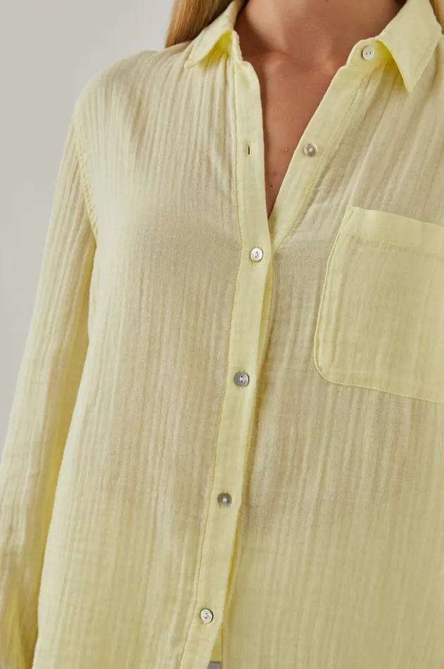 Tops Women Rails Ellis Shirt Citron