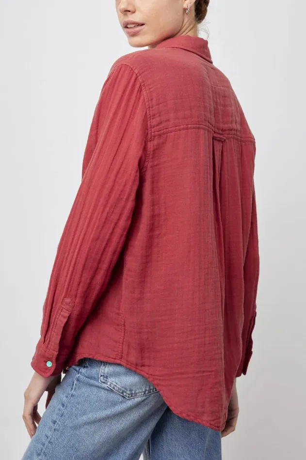 Tops Women Rails Ellis Shirt Cranberry