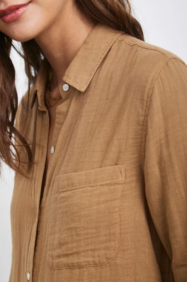 Tops Women Rails Ellis Shirt Toasted Coconut
