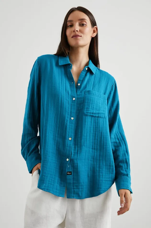 Tops Women Rails Ellis Shirt Turkish Tile