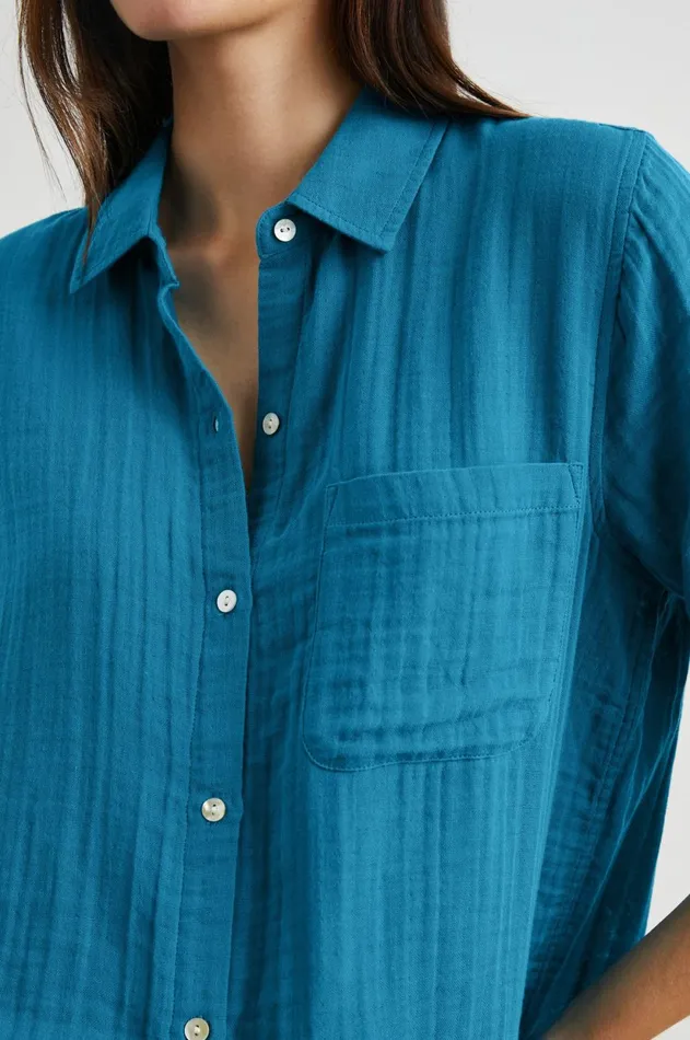 Tops Women Rails Ellis Shirt Turkish Tile