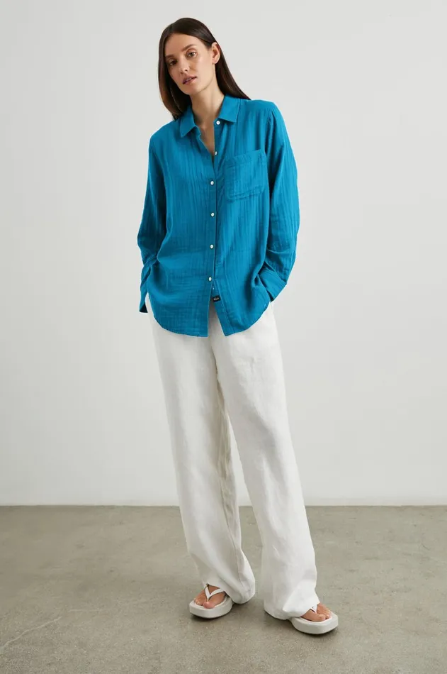 Tops Women Rails Ellis Shirt Turkish Tile