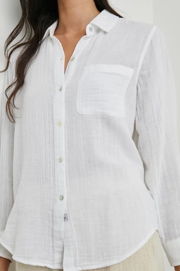 Tops Women Rails Ellis Shirt White