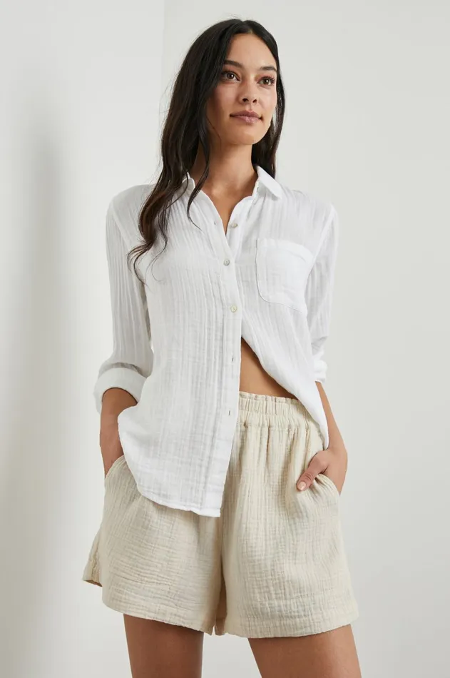 Tops Women Rails Ellis Shirt White