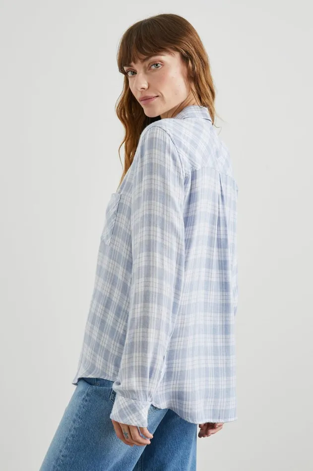 Tops Women Rails Hunter Shirt Baby Blue