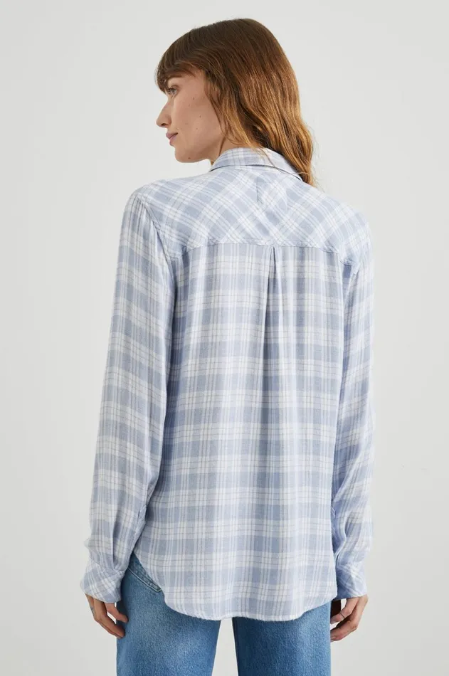 Tops Women Rails Hunter Shirt Baby Blue