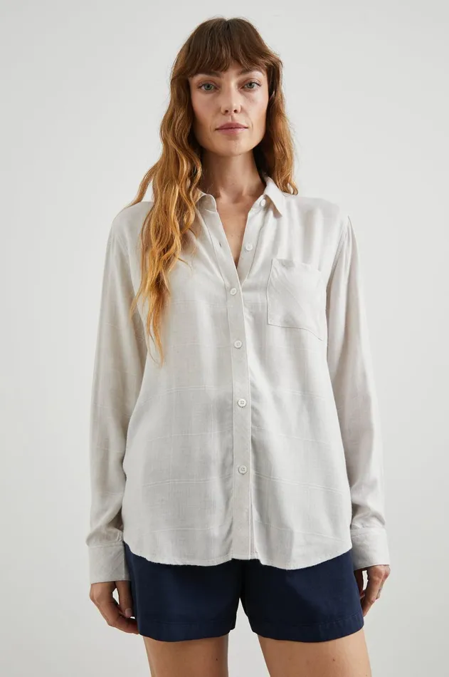 Tops Women Rails Hunter Shirt Birch Heather