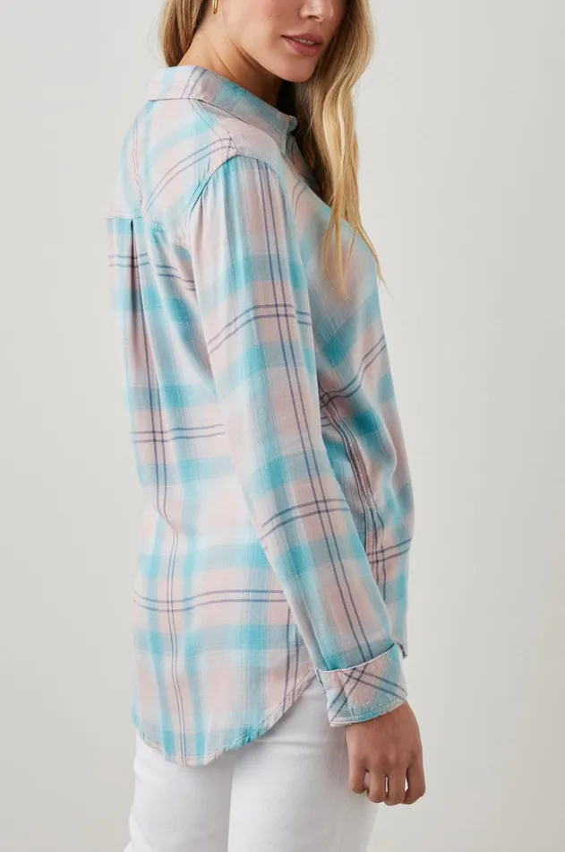 Tops Women Rails Hunter Shirt Blue Dawn