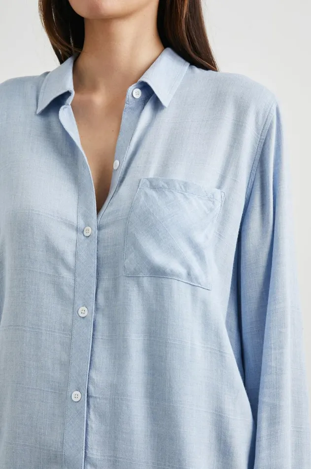 Tops Women Rails Hunter Shirt Chambray Heather