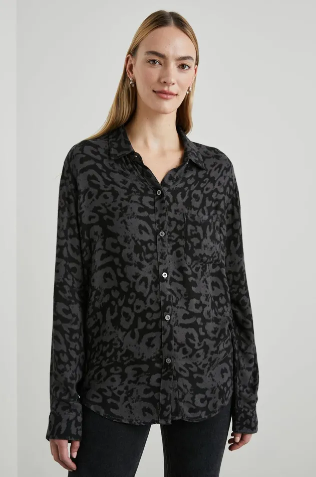 Tops Women Rails Hunter Shirt Diffused Charcoal