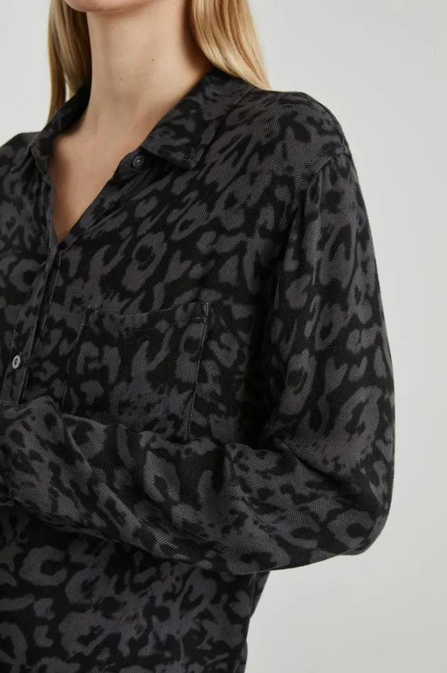 Tops Women Rails Hunter Shirt Diffused Charcoal