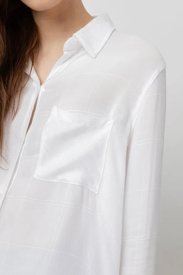 Tops Women Rails Hunter Shirt Ivory Check
