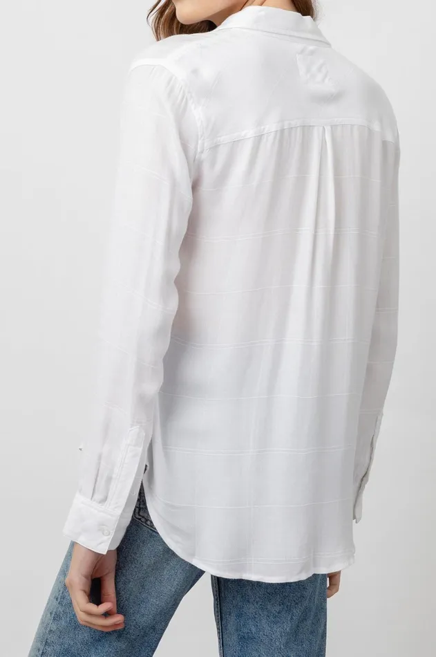 Tops Women Rails Hunter Shirt Ivory Check