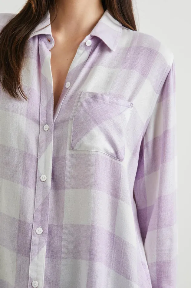 Tops Women Rails Hunter Shirt Lavender Egret