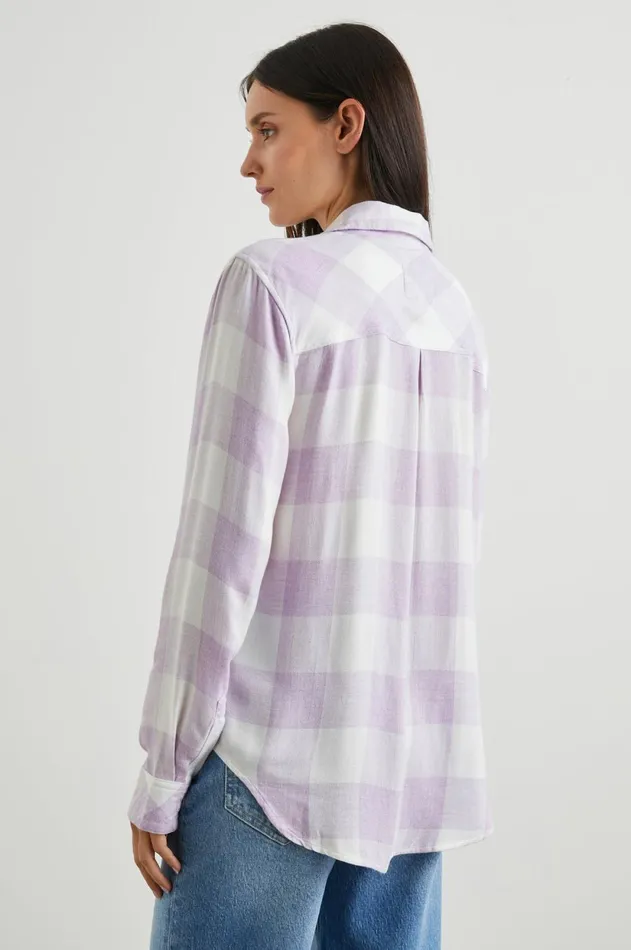 Tops Women Rails Hunter Shirt Lavender Egret
