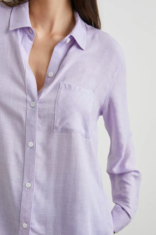 Tops Women Rails Hunter Shirt Lavender Heather