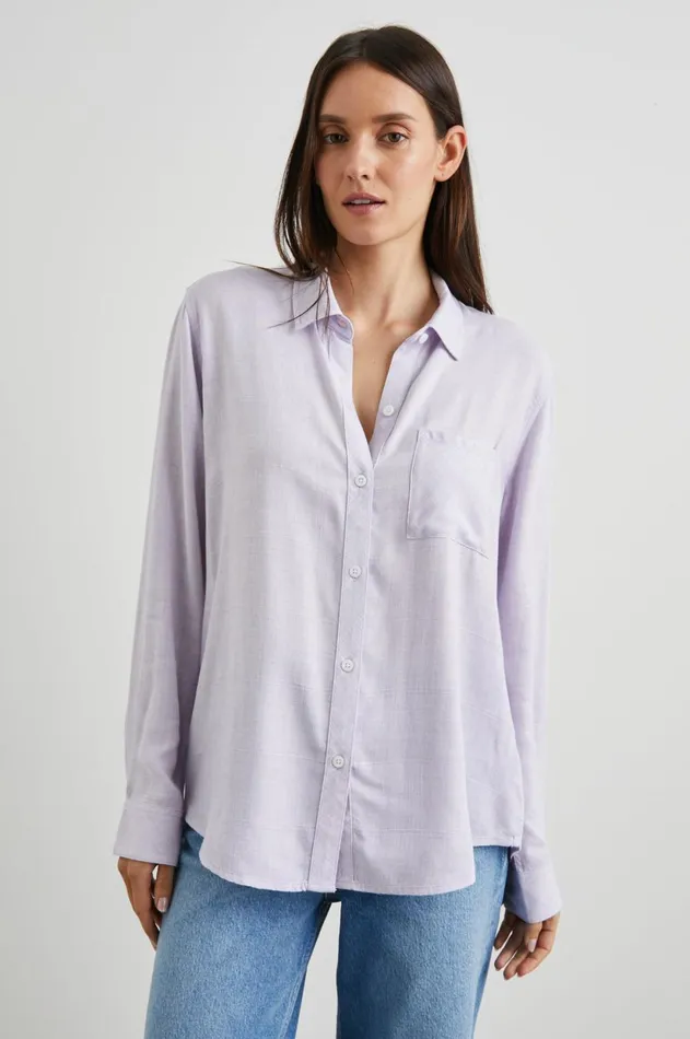 Tops Women Rails Hunter Shirt Lavender Heather