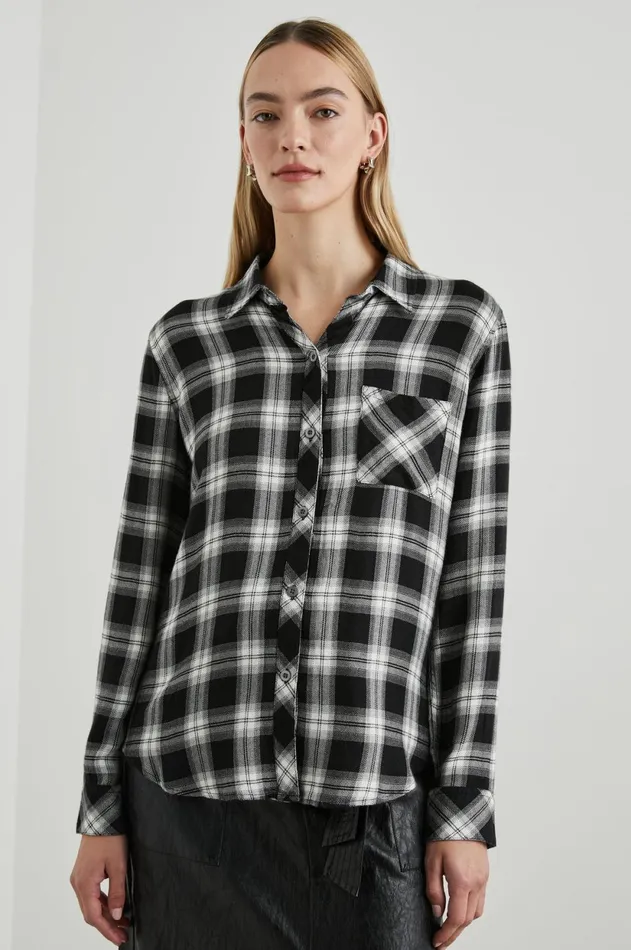 Tops Women Rails Hunter Shirt Midnight Snow