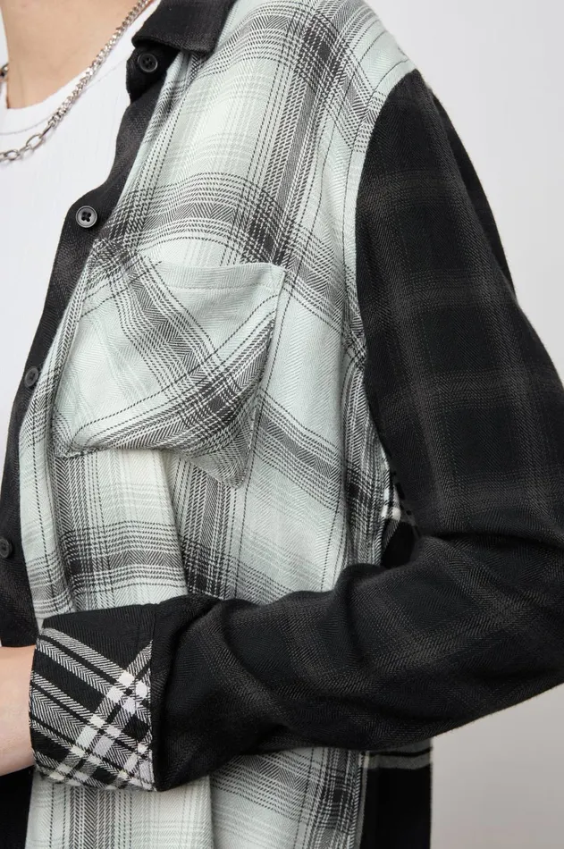 Tops Women Rails Hunter Shirt Mixed Onyx Plaid