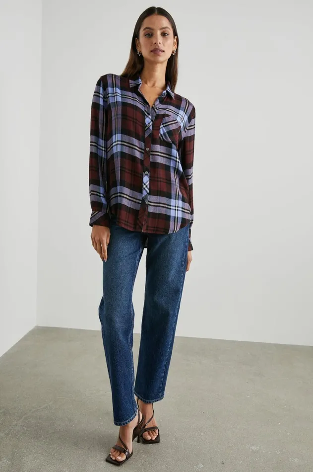 Tops Women Rails Hunter Shirt Mulberry Plum