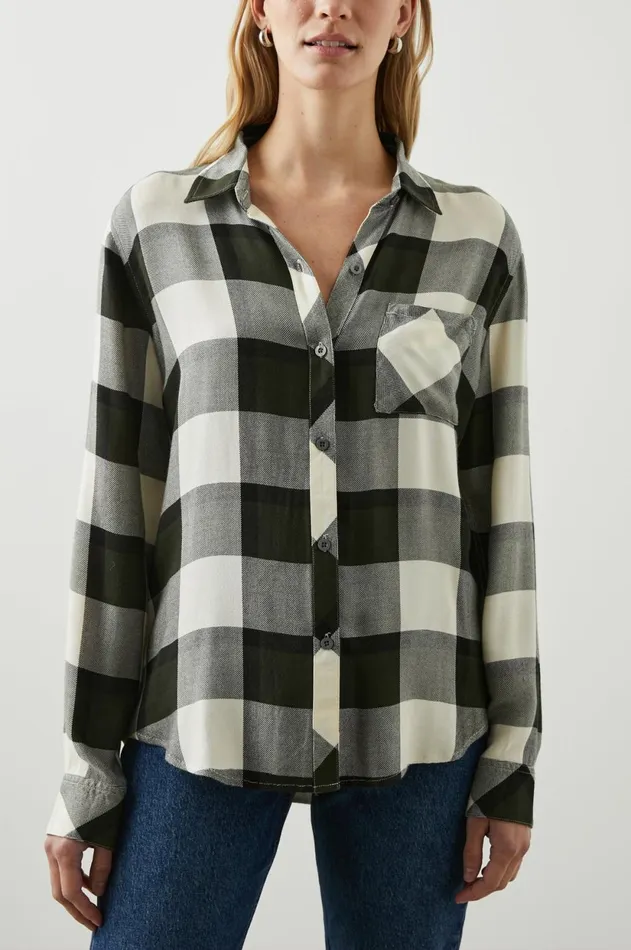 Tops Women Rails Hunter Shirt Rosemary Onyx