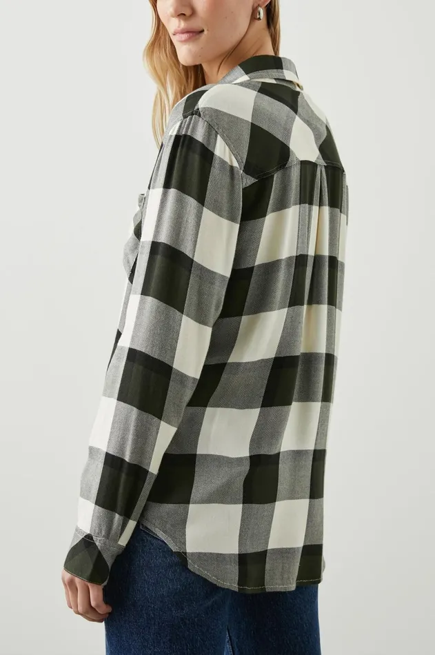 Tops Women Rails Hunter Shirt Rosemary Onyx