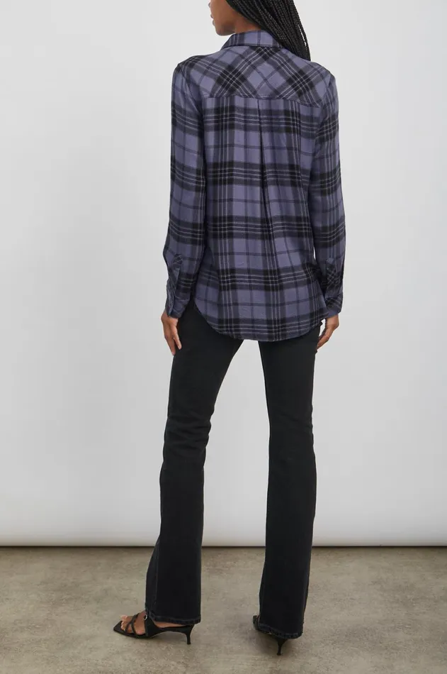 Tops Women Rails Hunter Shirt Sapphire Ash