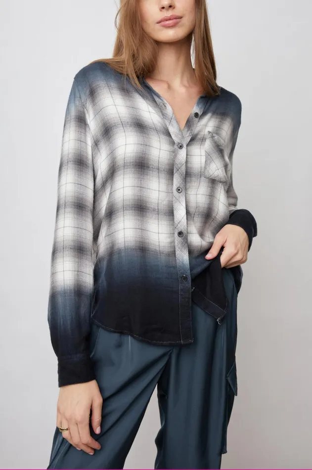 Tops Women Rails Hunter Shirt Smoked Dip Dye