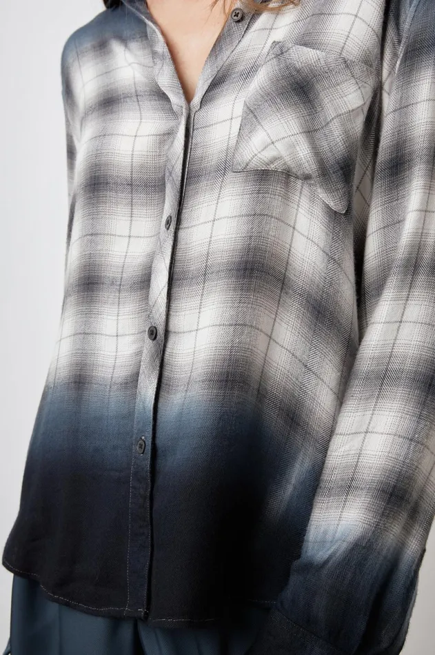 Tops Women Rails Hunter Shirt Smoked Dip Dye