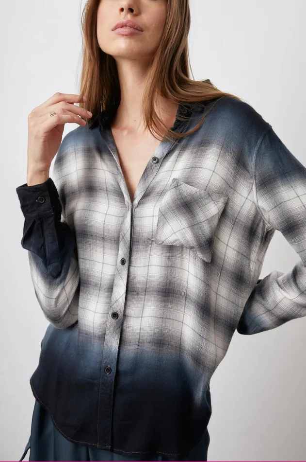Tops Women Rails Hunter Shirt Smoked Dip Dye