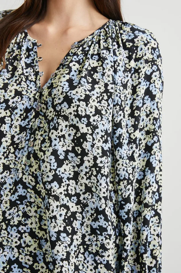 Tops Women Rails Indi Top Midnight Meadow Floral