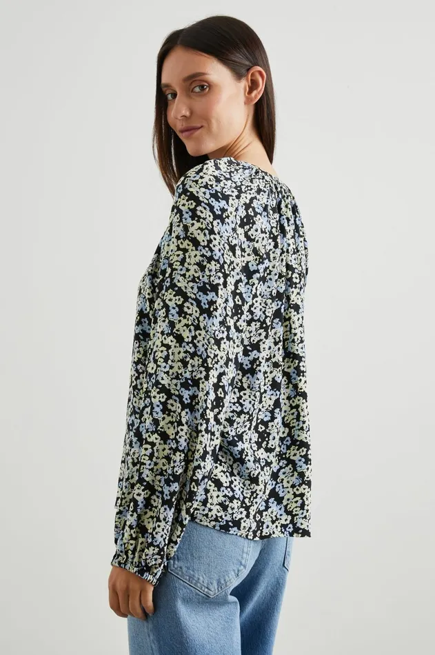 Tops Women Rails Indi Top Midnight Meadow Floral