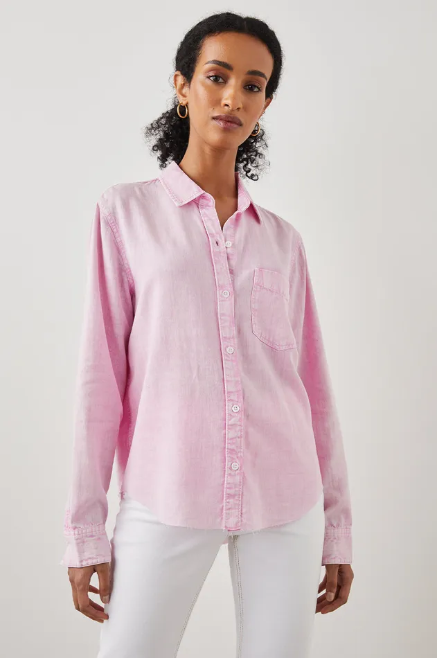 Tops Women Rails Ingrid Raw Shirt Cotton Candy