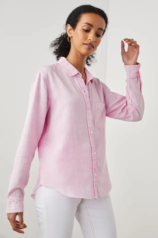 Tops Women Rails Ingrid Raw Shirt Cotton Candy