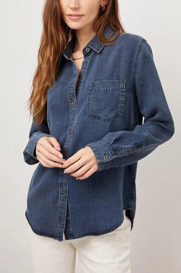 Tops Women Rails Ingrid Shirt Dark Vintage
