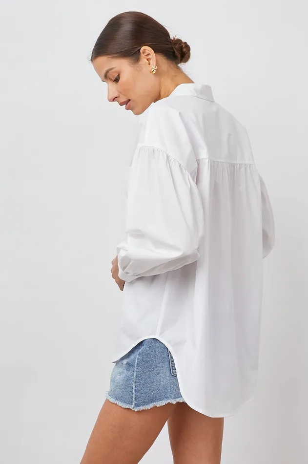 Tops Women Rails Janae Shirt White