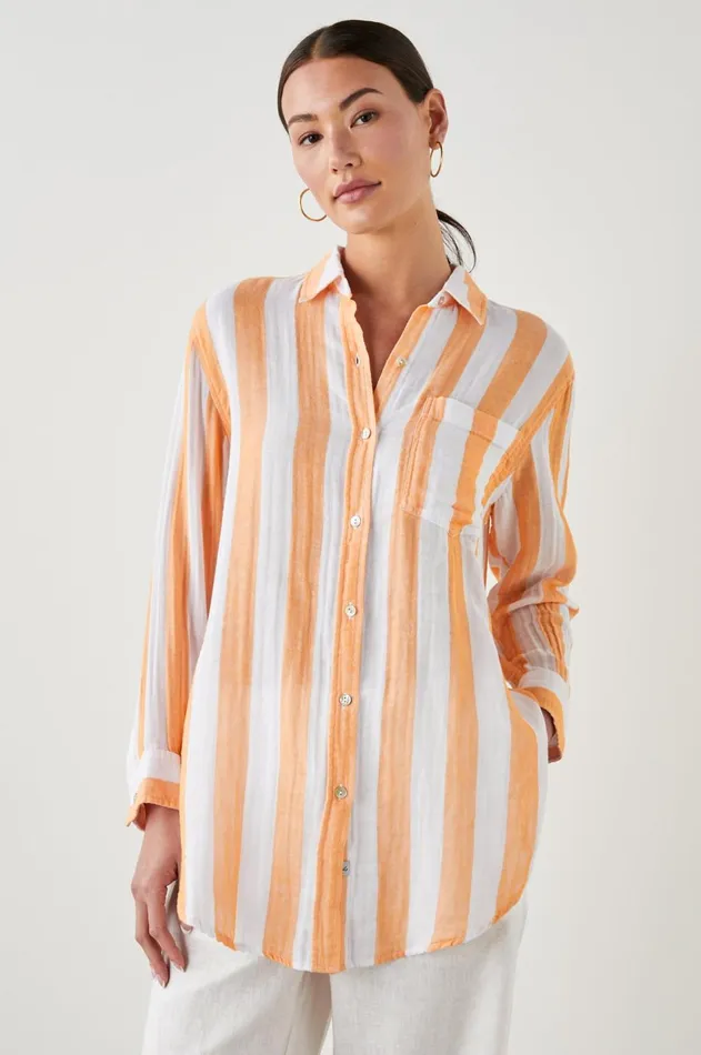 Tops Women Rails Jaylin Shirt Ortona Stripe