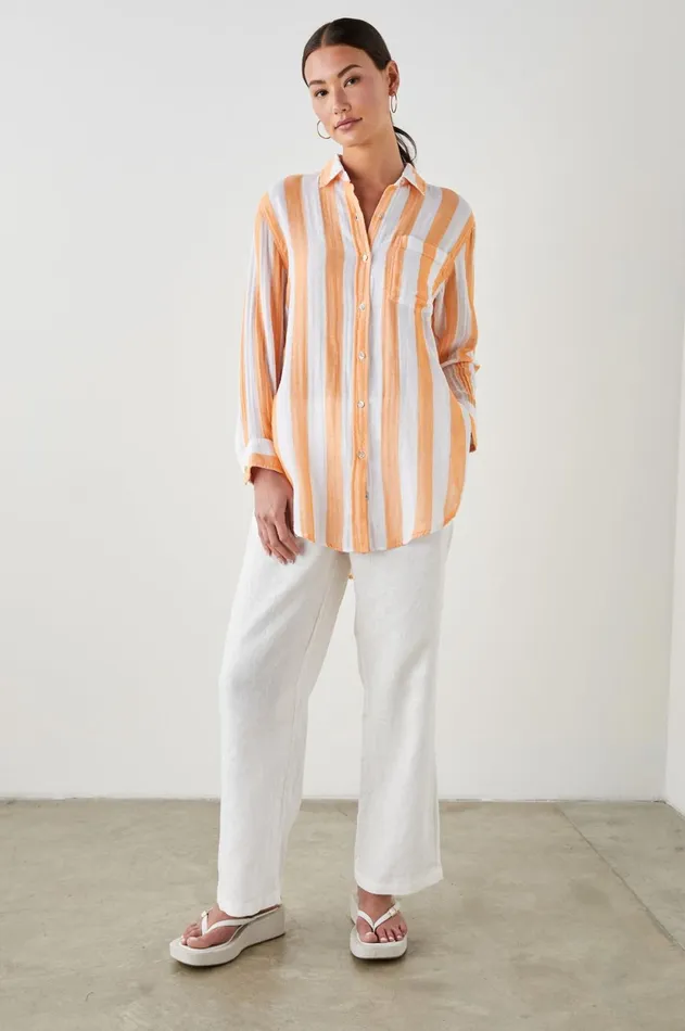 Tops Women Rails Jaylin Shirt Ortona Stripe