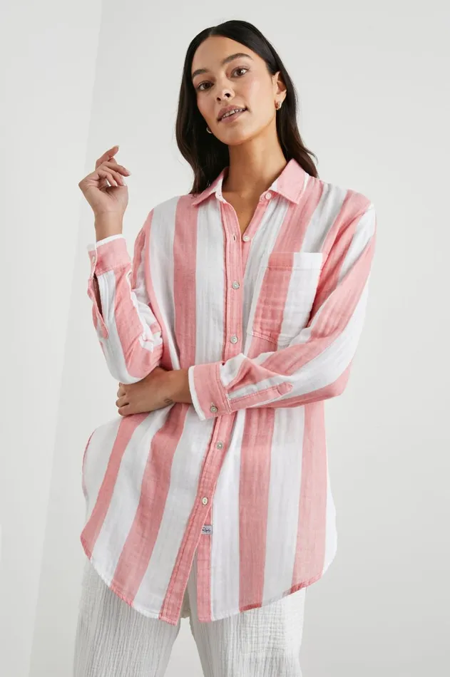 Tops Women Rails Jaylin Shirt Playa Stripe