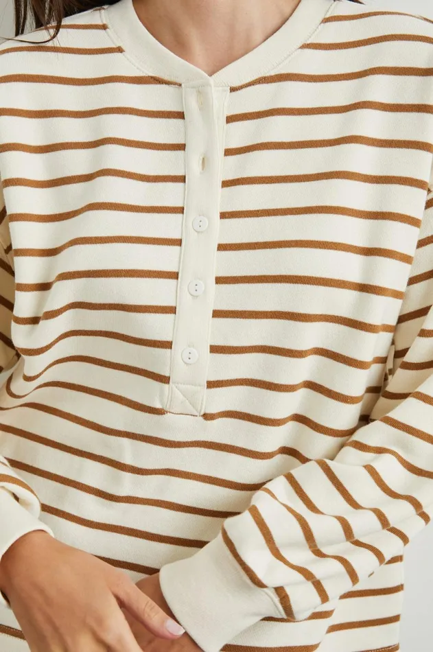 Tops Women Rails Joan Sweatshirt Carmel Stripe