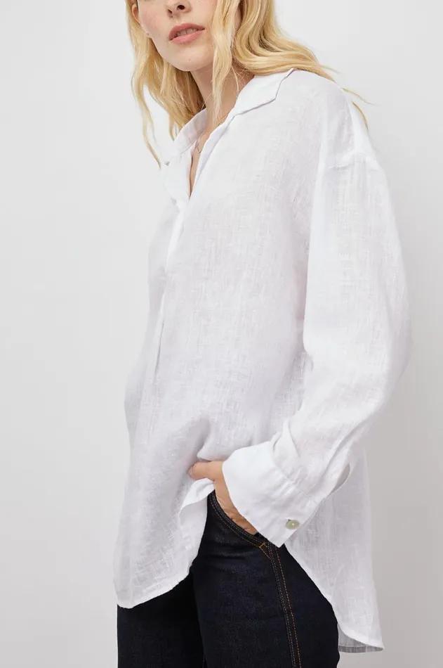 Tops Women Rails Jocelyn Shirt White