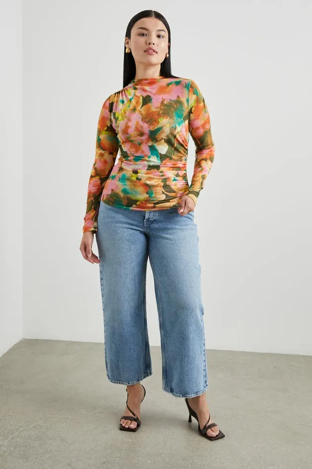 Tops Women Rails Joelle Top Terra Floral