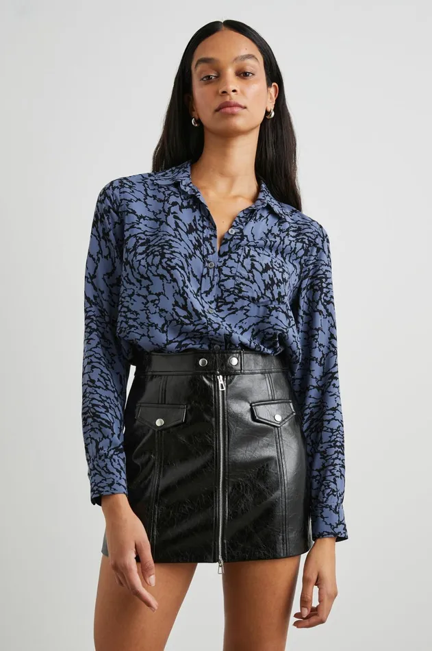 Tops Women Rails Josephine Shirt Jagged Marble