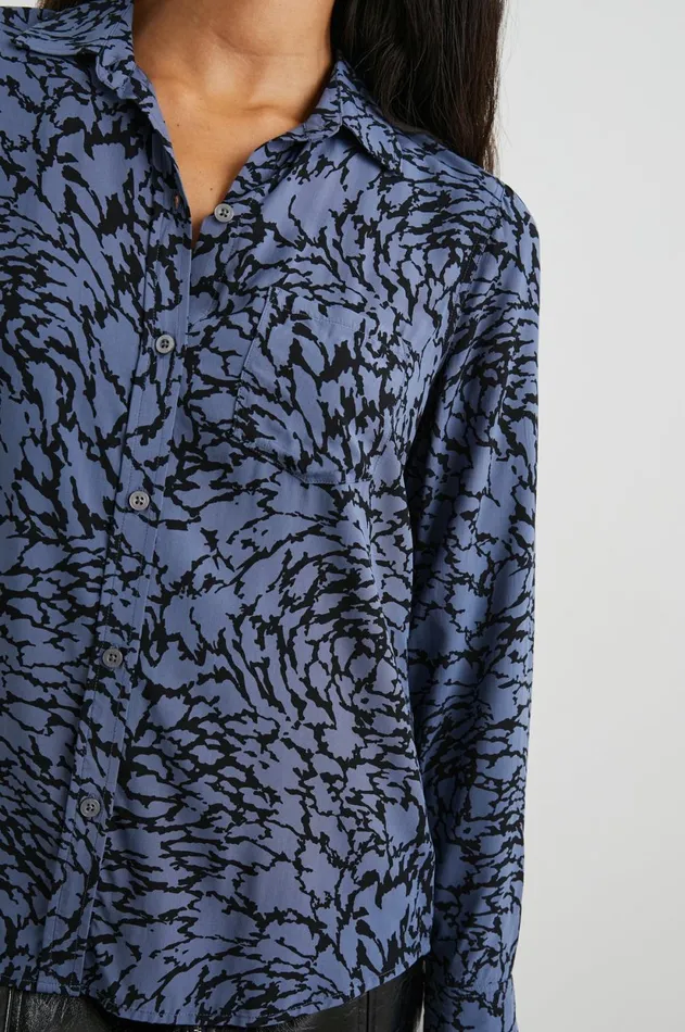 Tops Women Rails Josephine Shirt Jagged Marble