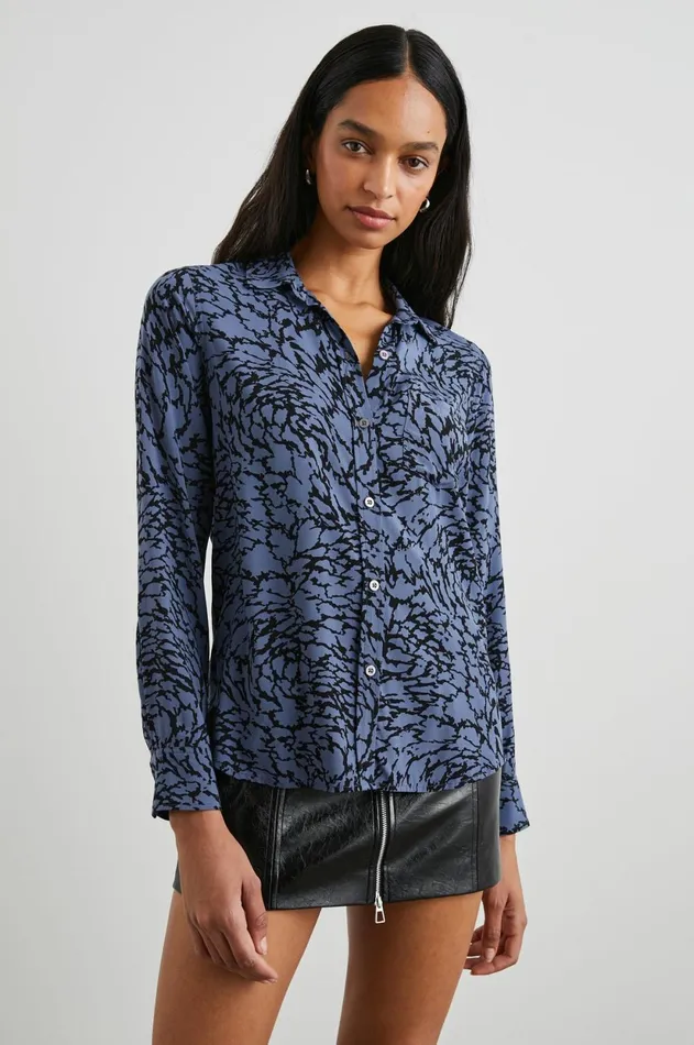 Tops Women Rails Josephine Shirt Jagged Marble