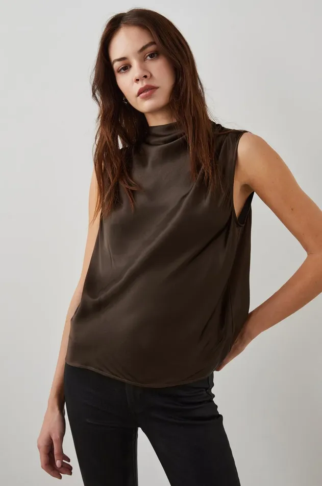 Tops Women Rails Kaleen Top Dark Moss