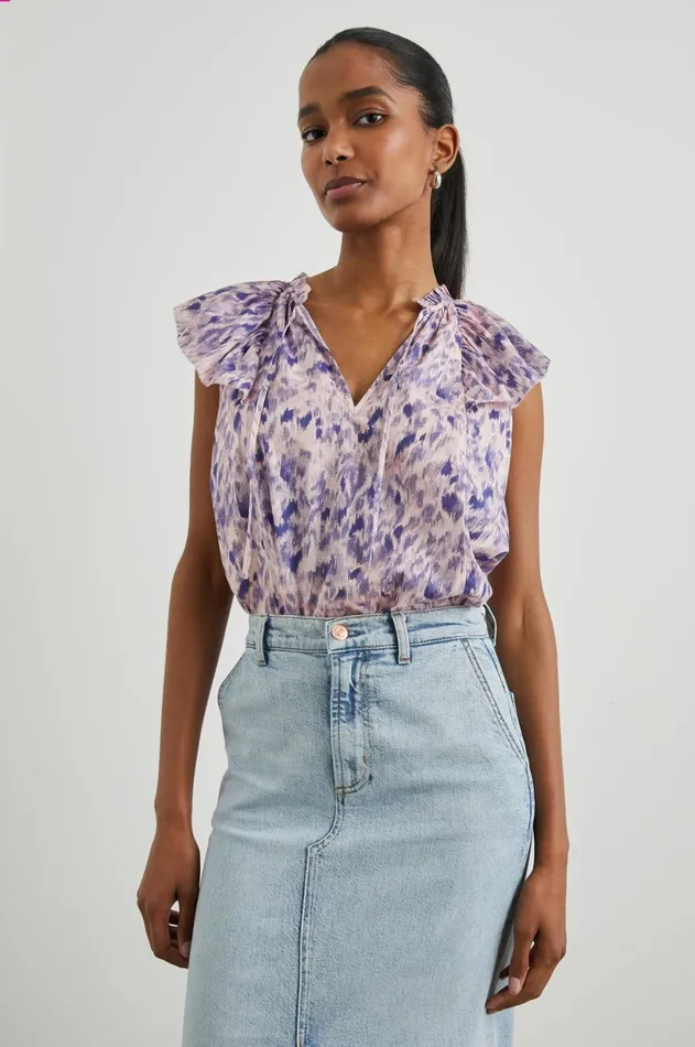 Tops Women Rails Karysa Top Pink Ikat