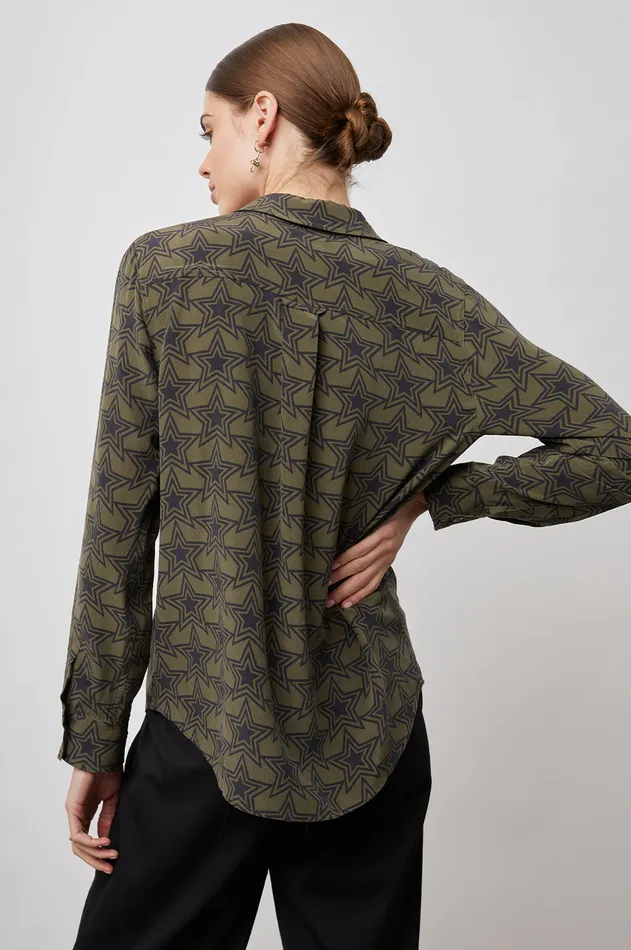 Tops Women Rails Kate Shirt Olive Stargaze