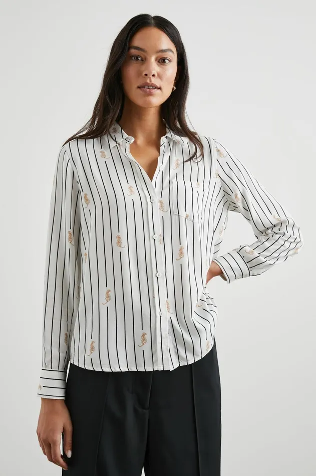 Tops Women Rails Kathryn Shirt Striped Tigers
